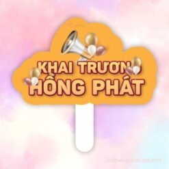 Hashtag cầm tay Khai trương hồng phát