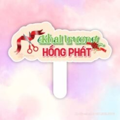 Hashtag cầm tay Khai trương hồng phát