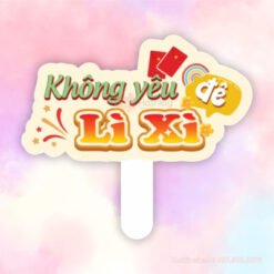 Hashtag không yêu để lì xì