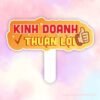 Hashtag cầm tay Kinh doanh thuận lợi.