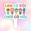 Hashtag cầm tay làm có đội chơi có hội