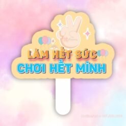 Hashtag cầm tay làm hết sức chơi hết mình