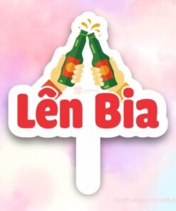 Hashtag cầm tay Lên Bia