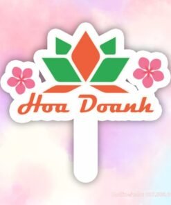 Hashtag cầm tay logo Hoa Danh Foods