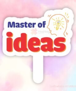 Hashtag cầm tay Master of ideas