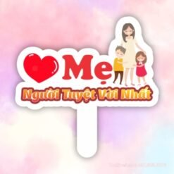 Hashtag cầm tay Mẹ là người tuyệt vời nhất