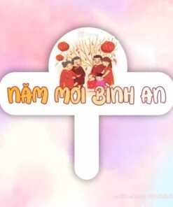 Hashtag cầm tay Năm Mới Bình An