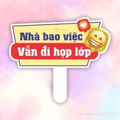 Hashtag cầm tay nhà bao việc vẫn đi họp lớp