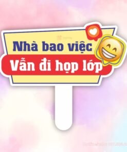 Hashtag cầm tay nhà bao việc vẫn đi họp lớp