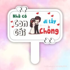 Hashtag cầm tay nhà có cô con gái đi lấy chồng
