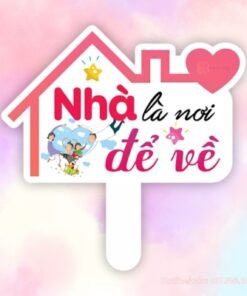 Hashtag cầm tay Nhà là nơi để về