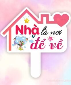 Hashtag cầm tay Nhà là nơi để về