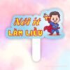 Hashtag cầm tay nói ít làm liều