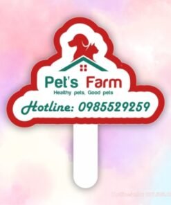 Hashtag cầm tay cửa hàng thú cưng Pet's Farm