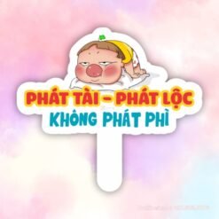 Hashtag cầm tay phát tài phát lộc, không phát phì