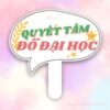 Hashtag cầm tay Quyết tâm đỗ Đại học