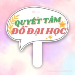 Hashtag cầm tay Quyết tâm đỗ Đại học