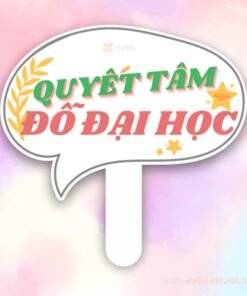 Hashtag cầm tay Quyết tâm đỗ Đại học