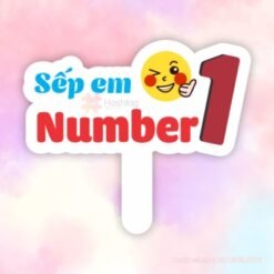 Hashtag cầm tay sếp em number 1