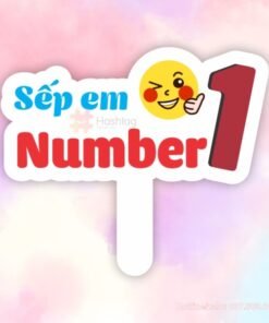 Hashtag cầm tay sếp em number 1