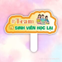Hashtag cầm tay sinh viên học lại