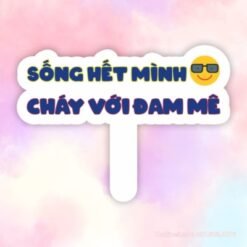 Hashtag cầm tay sống hết mình cháy với đám mê