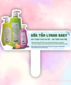 Hashtag cầm tay sữa tắm Lynam Baby