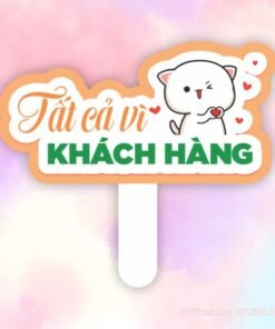 Hashag cầm tay Tất cả vì Khách hàng