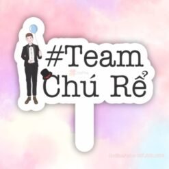 Hashtag cầm tay team chú rể