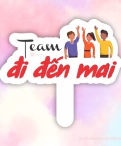 Hashtag cầm tay team đi đến mai