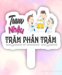 Hashtag cầm tay team nhậu trăm phần trăm