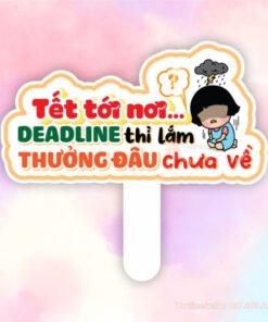 Hashtag Tết tới nơi deadline thì lắm, thưởng đâu chưa về