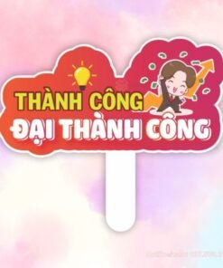 Hashtag cầm tay Thành công đại thành công