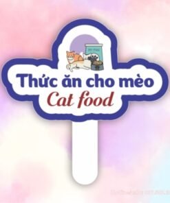 Hashtag cầm tay thức ăn cho mèo