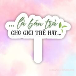Hashtag cầm tay Tiệm trà thanh xuân