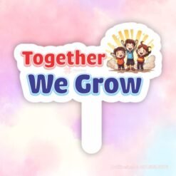 Hashtag cầm tay together we grow