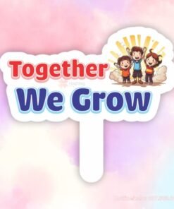 Hashtag cầm tay together we grow