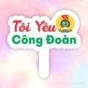 Hashtag cầm tay tôi yêu công đoàn