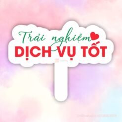 Hashtag cầm tay Trải nghiệm dịch vụ tốt