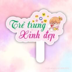 Hashtag cầm tay trẻ trung xinh đẹp