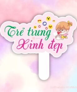 Hashtag cầm tay trẻ trung xinh đẹp