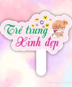 Hashtag cầm tay trẻ trung xinh đẹp