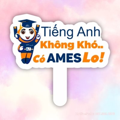 Hashtag cầm tay Trung tâm Anh Ngữ AMES