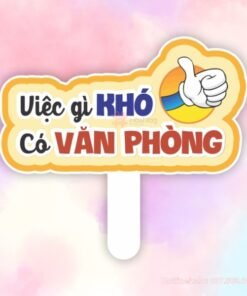 Hashtag cầm tay Việc gì khó có Văn Phòng