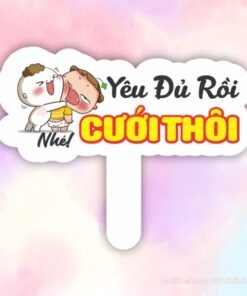 Hashtag cầm tay Yêu đủ rồi cưới thôi nhé