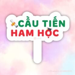 Hashtag cầm tay Cầu tiến ham học