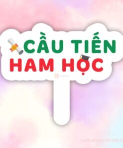 Hashtag cầm tay Cầu tiến ham học