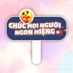 Hashtag cầm tay Chúc mọi người ngon miệng