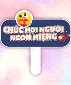Hashtag cầm tay Chúc mọi người ngon miệng