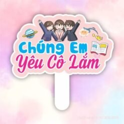 Hashtag chúng em yêu cô lắm